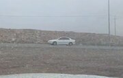 فیلم/ بارش برف بهاری در الیگودرزِ لرستان