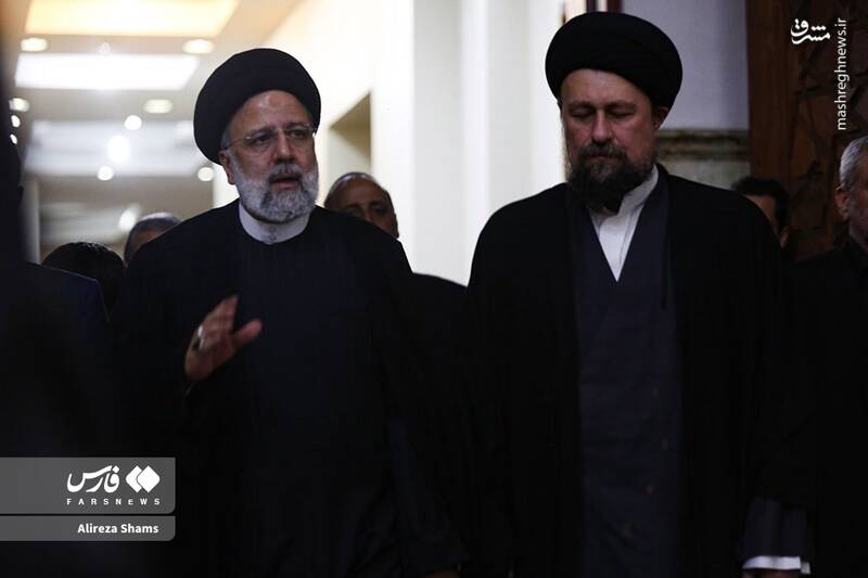 عکس/ مراسم شب قدر در حرم امام با حضور رئیسی