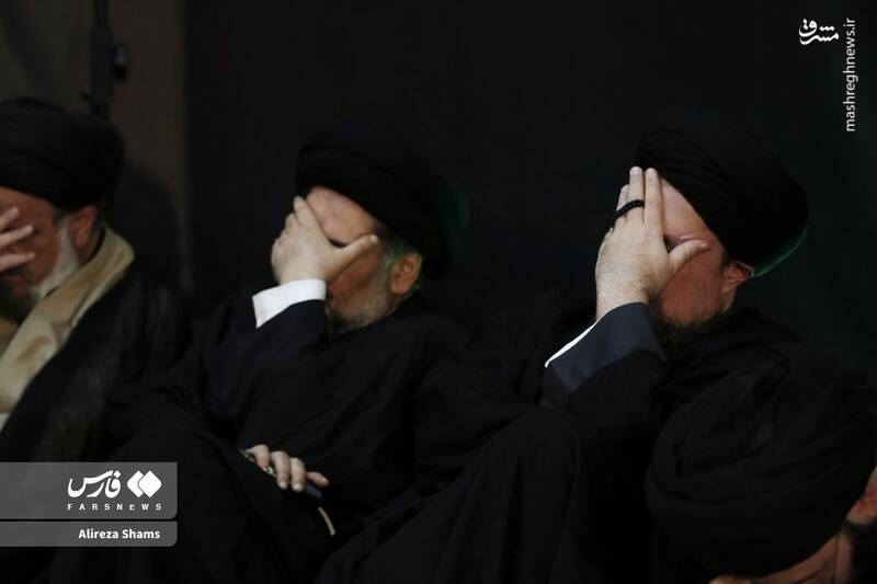 عکس/ مراسم شب قدر در حرم امام با حضور رئیسی