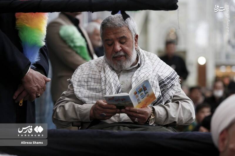 عکس/ مراسم شب قدر در حرم امام با حضور رئیسی