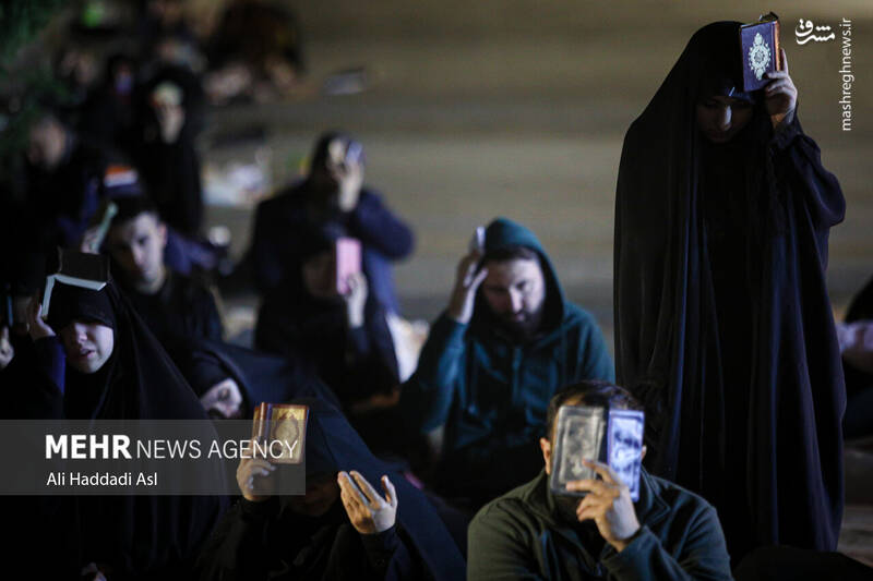 عکس/ مراسم شب قدر در مسجد دانشگاه تهران