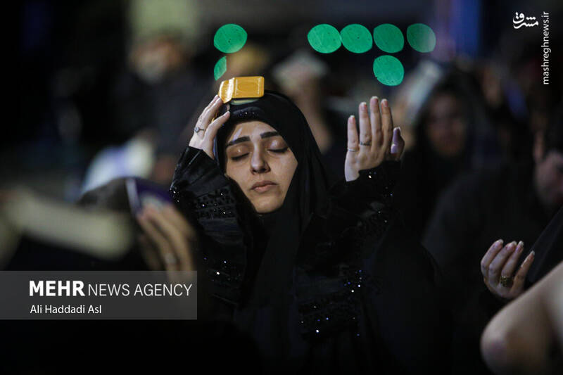 عکس/ مراسم شب قدر در مسجد دانشگاه تهران