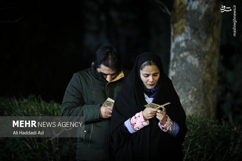 عکس/ مراسم شب قدر در مسجد دانشگاه تهران
