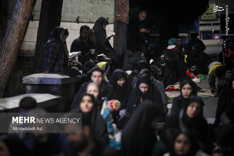 عکس/ مراسم شب قدر در مسجد دانشگاه تهران