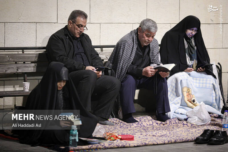 عکس/ مراسم شب قدر در مسجد دانشگاه تهران