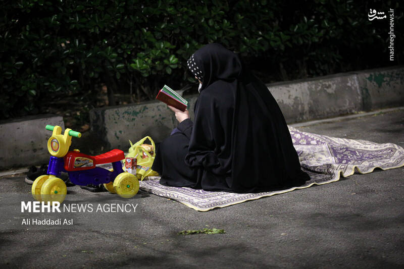 عکس/ مراسم شب قدر در مسجد دانشگاه تهران