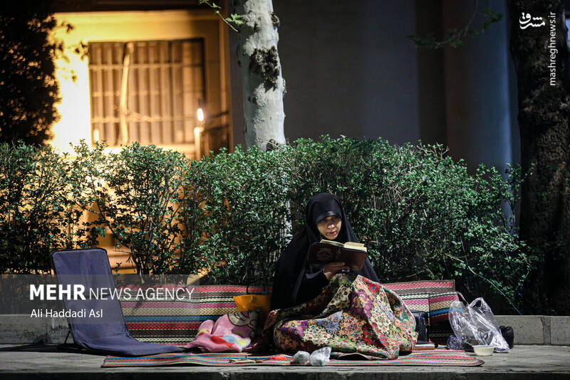 عکس/ مراسم شب قدر در مسجد دانشگاه تهران