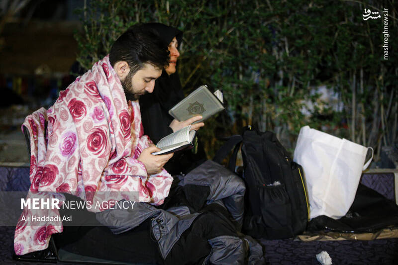 عکس/ مراسم شب قدر در مسجد دانشگاه تهران