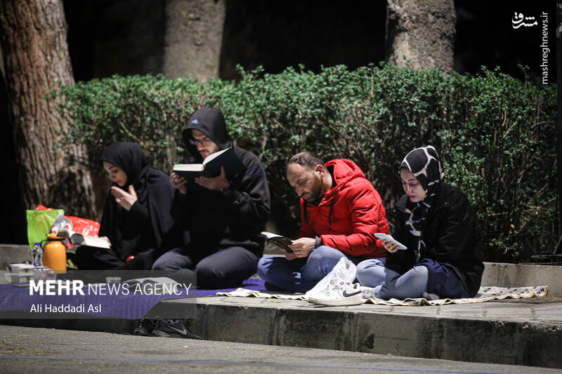 عکس/ مراسم شب قدر در مسجد دانشگاه تهران