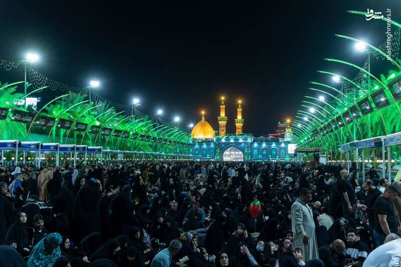 تصاویری از شب احیا در حرم امام علی(ع) و کربلا