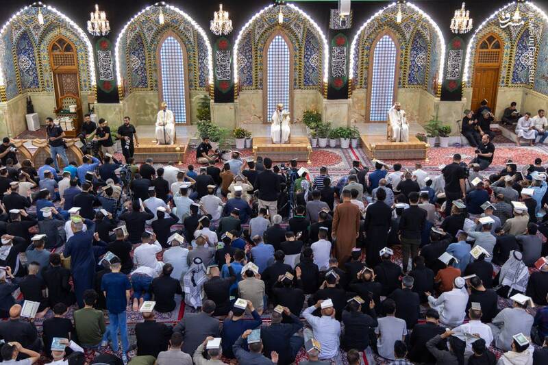 تصاویری از شب احیا در حرم امام علی(ع) و کربلا