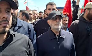 حضور سردار قاآنی در راهپیمایی روز قدس تهران