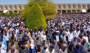 حضور پرشور مردم اصفهان در نماز جمعه روز قدس