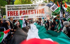 فریاد مرگ بر اسرائیل بار دیگر خیابان‌های لندن را به لرزه درآورد
