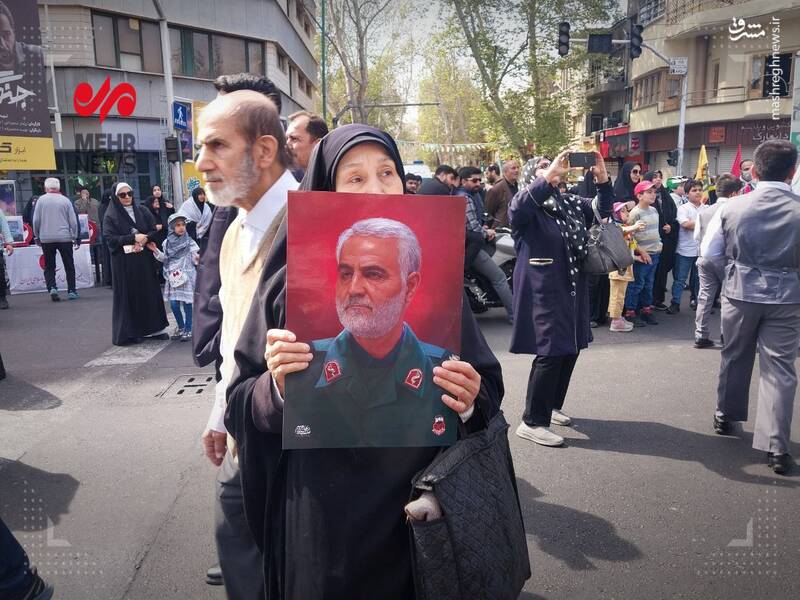 شکوه حضور ایرانیان در راهپیمایی روز قدس/ تشییع پیکر شهدای حمله تروریستی به کنسولگری ایران در دمشق +فیلم