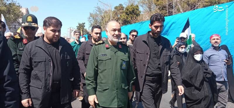 سرلشکر حسین سلامی فرمانده کل سپاه پاسداران