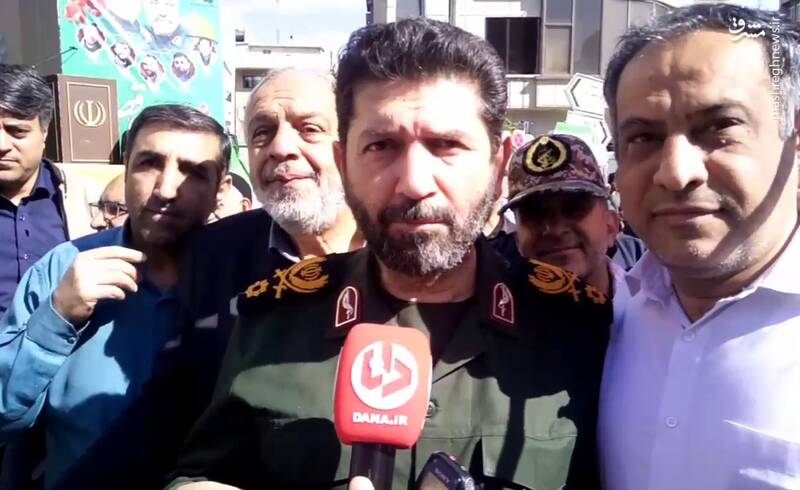 سردار حسن زاده فرمانده سپاه محمد رسول الله (ص) تهران بزرگ