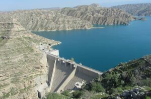 رهاسازی آب سد کوثر در استان کهگلویه و بویراحمد