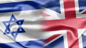 پرچم انگلیس و اسرائیل