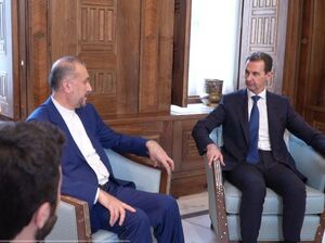 دیدار امیرعبداللهیان با رئیس جمهور سوریه