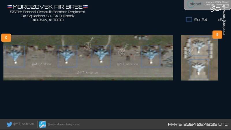 حمله پهپادی ناموفق اوکراین به ۳ پایگاه هوایی روسیه/ عملکرد درخشان سامانه Pantsir و نجات دهها جنگنده روسی +نقشه و تصاویر