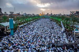 اقامه نماز عید فطر در بین‌الحرمین