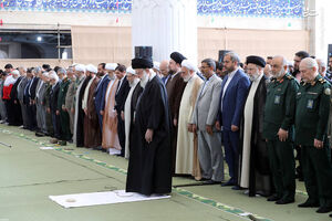 گزارشی از مراسم نماز عید فطر در مصلی تهران