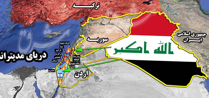 چهل روز تمرین حمله موشکی و پهپادی برای انجام عملیات بزرگ / آمادگی کامل مقاومت عراق برای هدف قرار دادن پایگاههای نظامی و زیرساختهای اقتصادی صهیونیستها + نقشه میدانی و فیلم