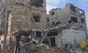 تخریب مسجد 800 ساله در غزه توسط صهیونیست‌ها