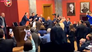 کتک‌کاری شدید درد پارلمان گرجستان