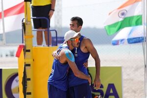 والیبال ساحلی ایران نایب قهرمان شد