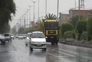فیلم/ بارش شدید در جنوب کرمان