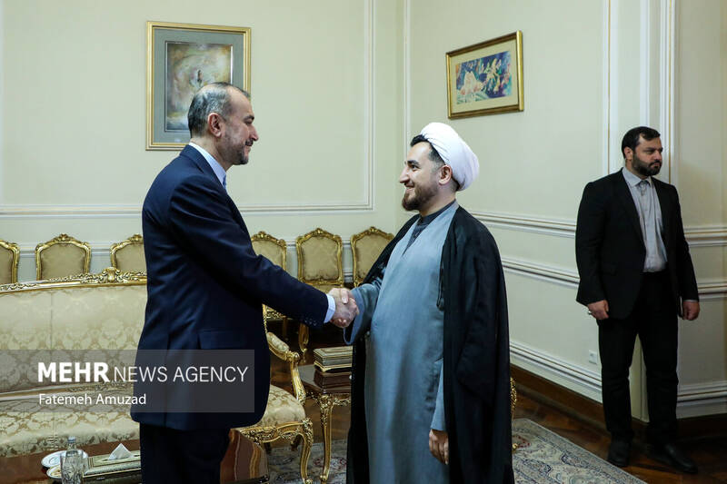 دیدار نایب رییس مجلس اعلای شیعیان لبنان با وزیر امور خارجه