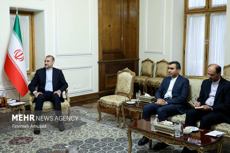 دیدار نایب رییس مجلس اعلای شیعیان لبنان با وزیر امور خارجه