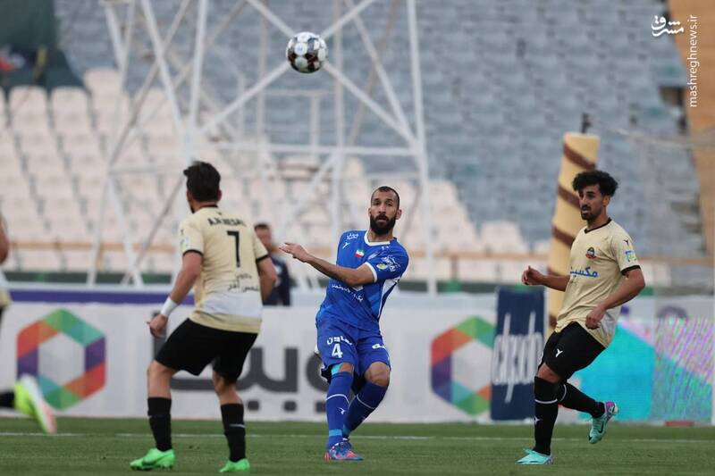 برد پراسترس استقلال برابر شمس آذر/ صدر جدول دوباره آبی شد +عکس