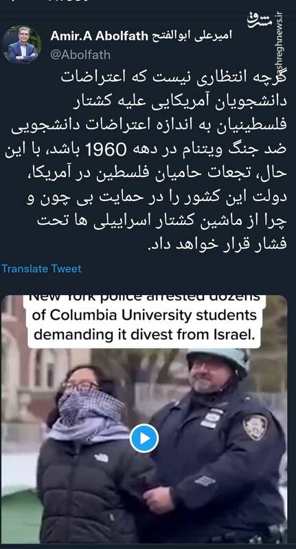 تجعات حامیان فلسطین در آمریکا+ فیلم