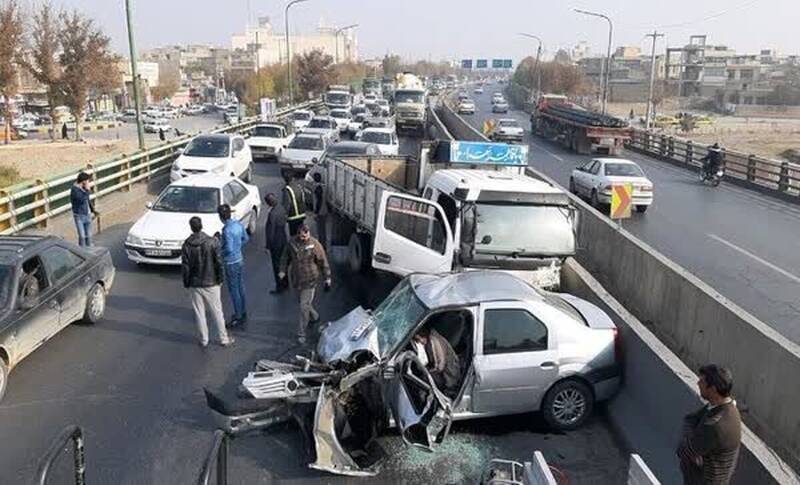 رئیس اداره تصادفات پلیس راهور تهران بزرگ ۳ بزرگراهی را که بیشترین سهم...