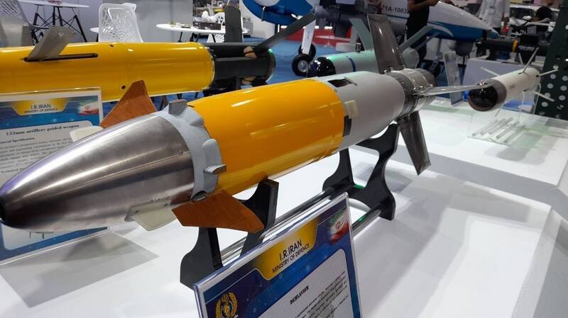 نمایش پهپادها و موشکهای ایرانی در نمایشگاه بغداد