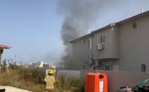 آتش‌سوزی در شهرک صهیونیست به دنبال حمله موشکی