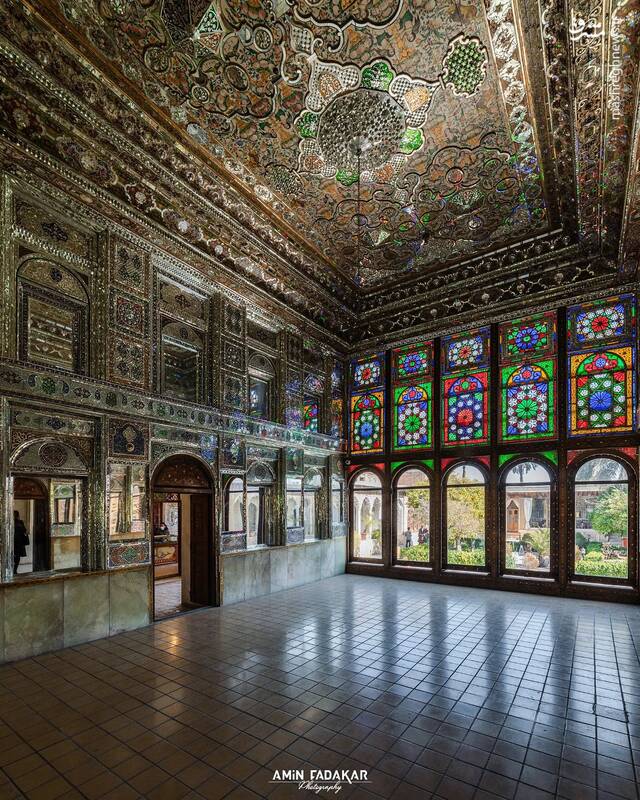 یکی از زیباترین خانه‌های تاریخی و قدیمی شهر شیراز 2