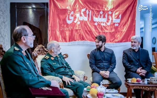 سرلشکر سلامی با خانواده شهید حاجیرحیمی دیدار و گفتوگو کرد