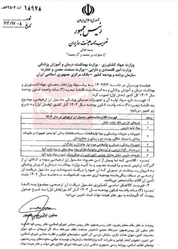 سازمان غذا و دارو , قیمت ارز , واردات , کالاهای اساسی ,