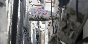 تصاویری عجیب از اصابت موشک‌ها در دیرالبلح ‌فلسطین