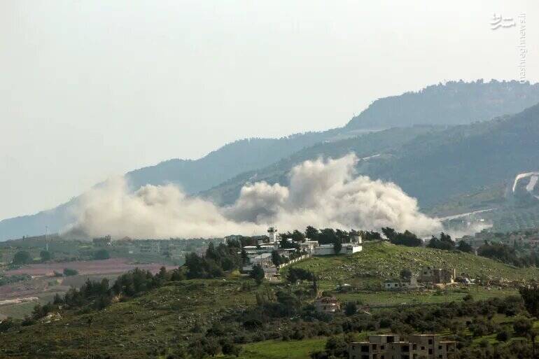 فیلم/ حملات موشکی سنگین از خاک لبنان به سرزمین‌های اشغالی