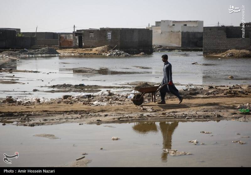 عکس / روستای پزم تیاب چابهار بعد از سیل 4