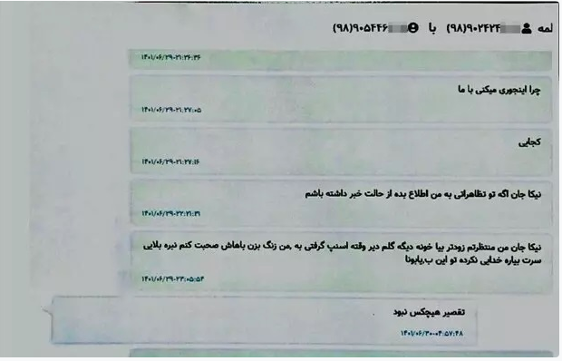 بازخوانی پرونده نیکا شاکرمی؛ از ادعای شکنجه تا پیامهای لحظه آخری نیکا به مادرش + عکس و فیلم 4
