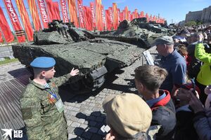 فیلم/ نمایش تسلیحات اهدایی آمریکا و ناتو به اوکراین در مسکو