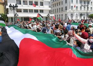 شهروندان تونسی و لبنانی در حمایت از غزه به خیابان‌ها آمدند