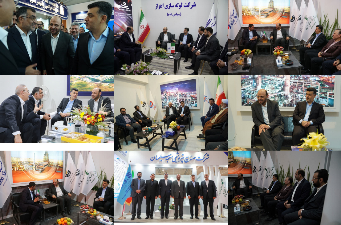 بازدید مسکنی و زمانپور از غرفه شرکتهای تابعه هلدینگ صباانرژی در نمایشگاه ایران اکسپو