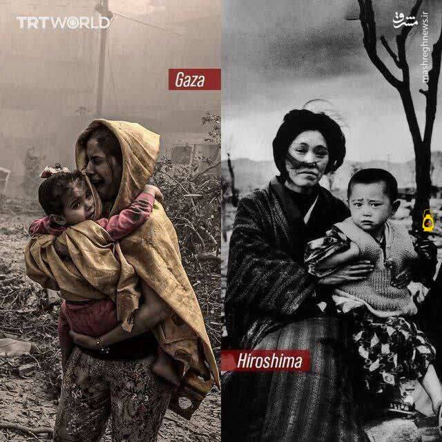 هیروشیما و غزه؛ وقتی کارفرما یکیست، نتایج هم مشابه خواهد شد